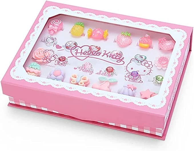 Sanrio Characters Hello Kitty Fashionable Ring Set Japan Limited