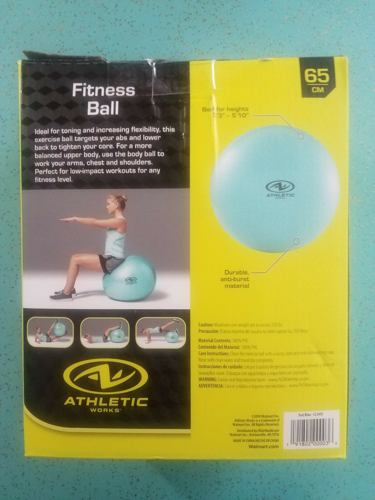 athletic works exercise ball