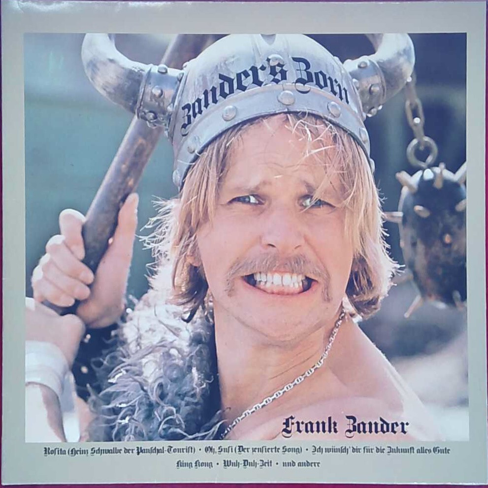 Frank Zander – Zander's Zorn (Ohne Beilage!)- Der Andere Song- Deutschland- 1976