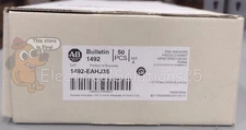 New box of 50 Allen Bradley 1492-EAHJ35 Terminal Block IEC End Anchor -Free Ship