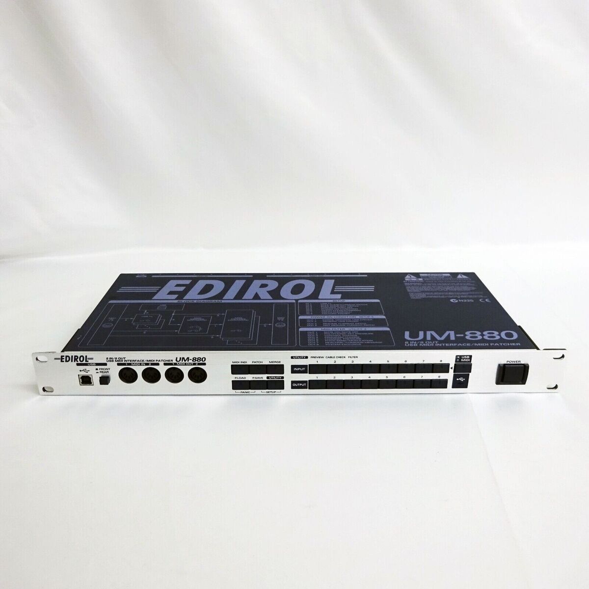 MIDI Patcher EDIROL UM-880 roland 8 IN 8 OUT USB MIDI MIDI Patcher EDIROL UM-880 roland 8 IN 8 OUT USB MIDI