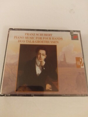 Franz Schubert Piano Music For Four Hands Vol. 2 Audio CDs by Tal & Groethuysen 