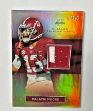 2023 Bowman University Alabama MALACHI MOORE RC Orange Jersey Patch 17/25
