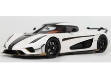 2023 Koenigsegg Regera - Record White Resin 1:18 Scale Model - GT Spirit GT913