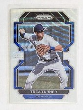 2022 Panini Prizm Trea Turner White Wave Prizm #227 Philadelphia Phillies