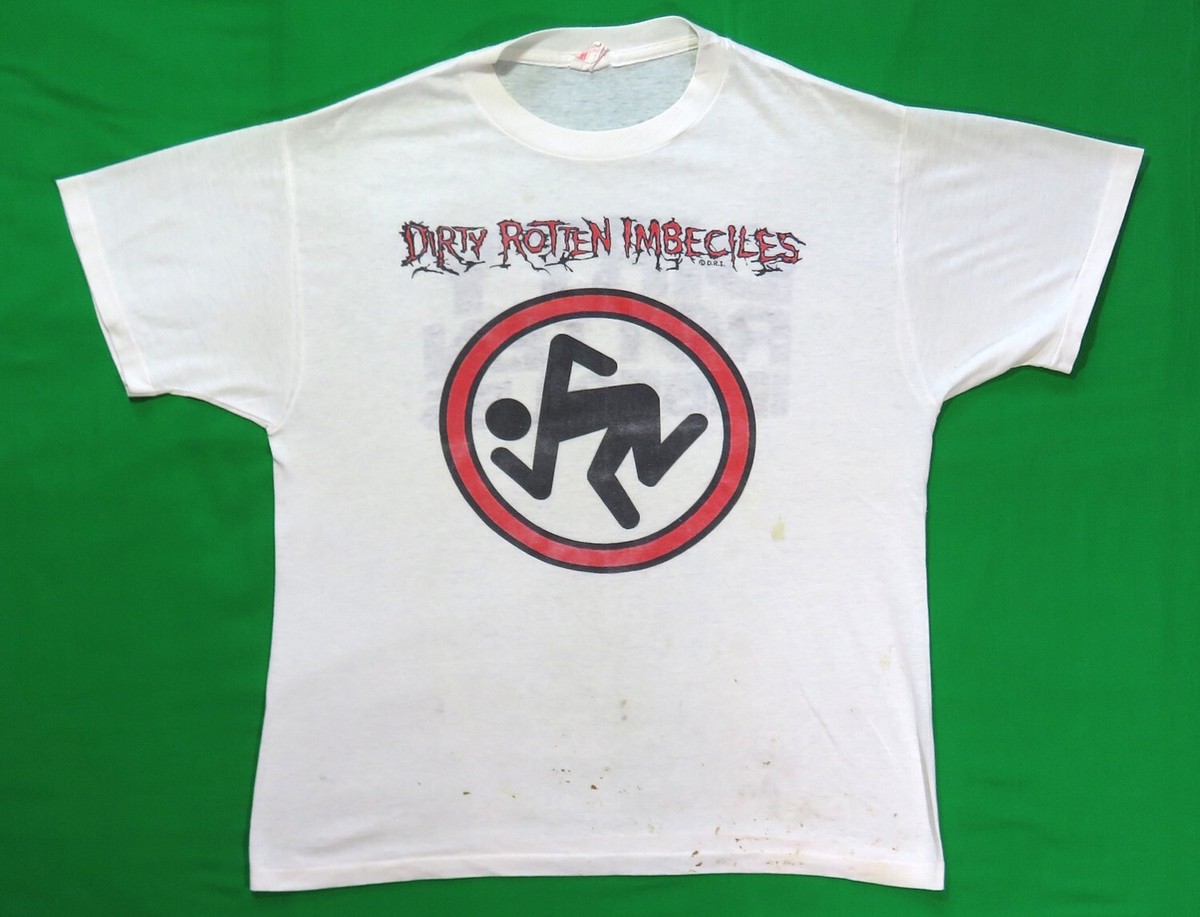 激レア ロンT D.R.I. Dirty Rotten Imbeciles Vintage 80s D.R.I. Dirty Rotten Imbeciles T-Shirt HC Thrash