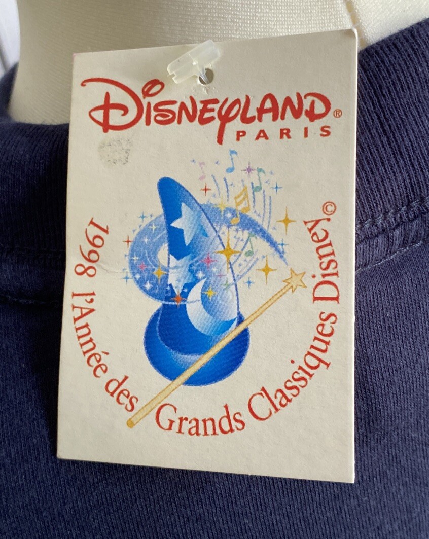 Amazing BNWT 1998 Disney Land Paris Donald Duck T Shirt S/M Rare image 4