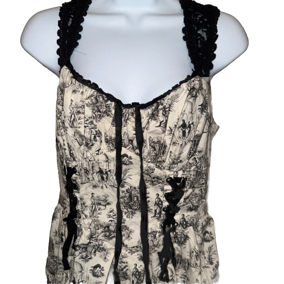 Orgullo Prejuicio Zombies Hot Topic Corsé Mini Gótico Patinador Vestido de Encaje Niña JR.L Foto 4 de 4