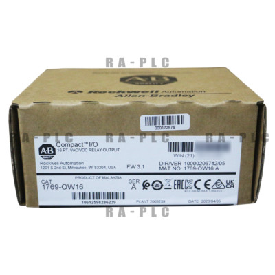 New Allen Bradley 1769-OW16   CompactLogix 16 Pt D/O Relay Module