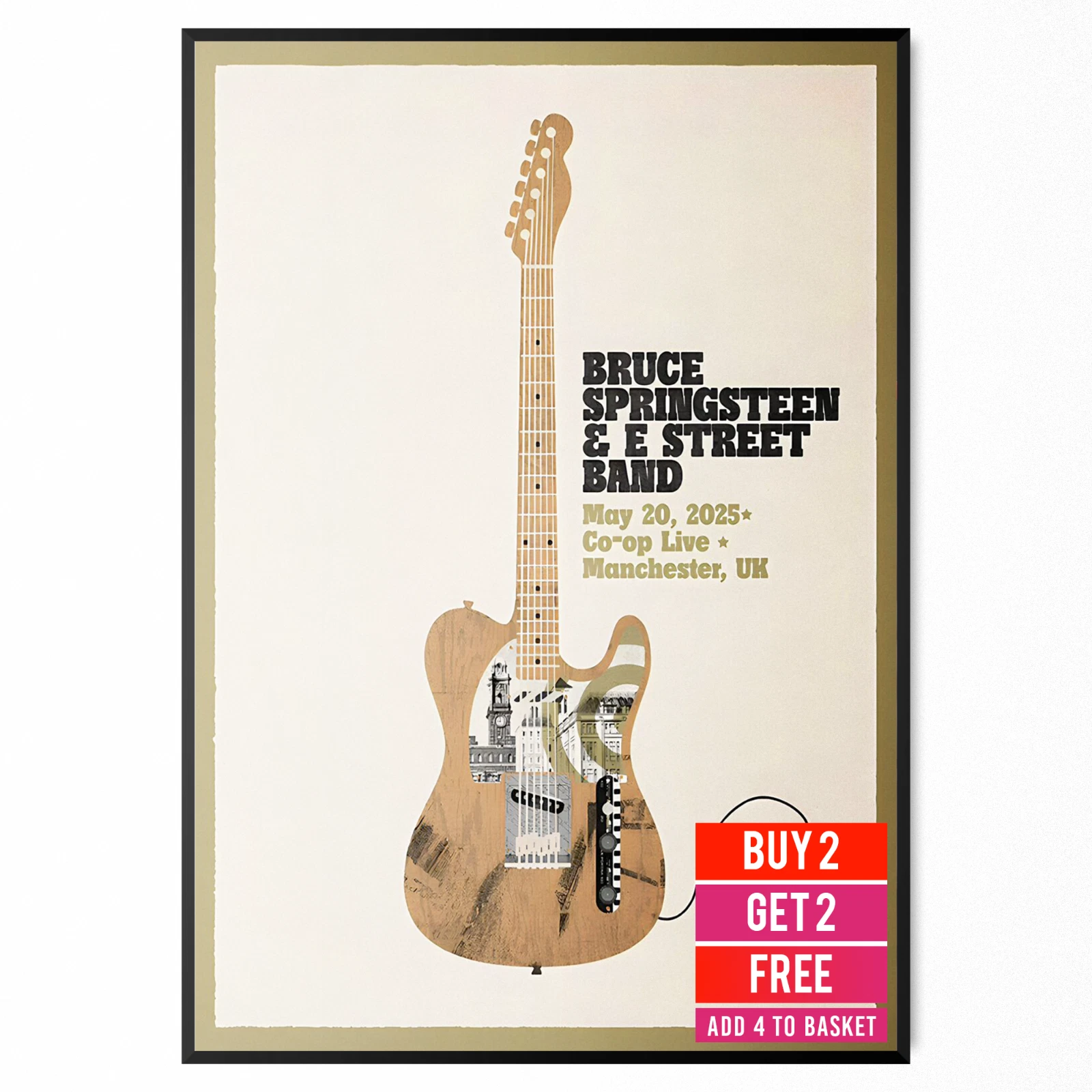 Bruce Springsteen E Street Band Concert Poster