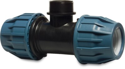Plasson-Typ Stecker BSP Abzweig T-Stück Kompressionsadapter für MDPE Wasserleitung