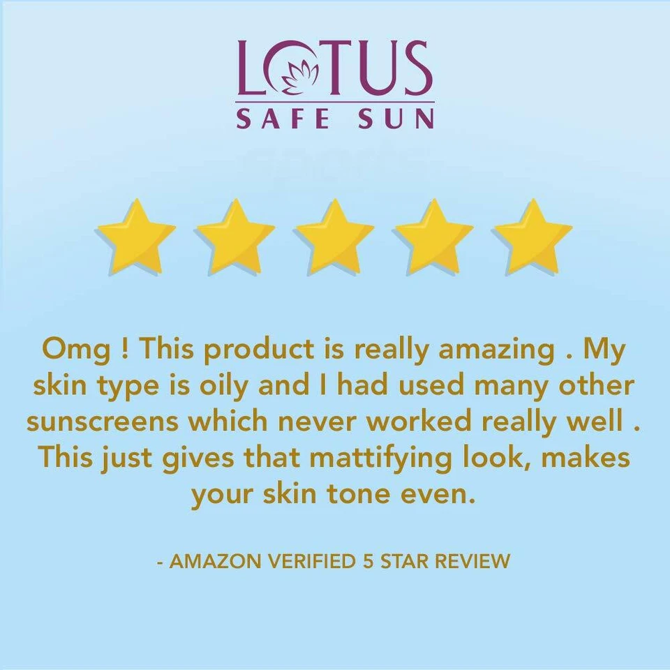 Bloqueador solar diario Lotus Herbals Safe Sun 3 en 1 aspecto mate FPS-40, 50 g ENVÍO GRATUITO EE. UU. Foto 3 de 4