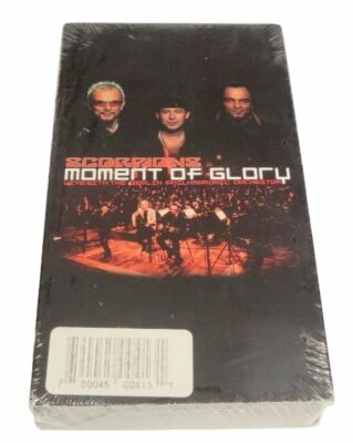 SCORPIONS Moment of Glory Live VHS video tape SEALED w/ Philharmonic Orchestra