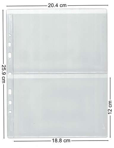 BLUE Banknote Album Folder Book 10 banknotes pages sleeves BIG CAPACITY SOP - Picture 11 of 12