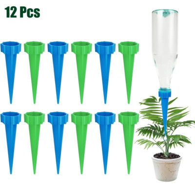 12pcs Plant self Watering Devices Automatic Drip Irrigation Watering Equipment