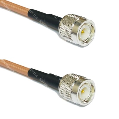 RG400 TNC MALE Plug to TNC MALE Plug Coaxial RF Pigtail Cable ships from USA