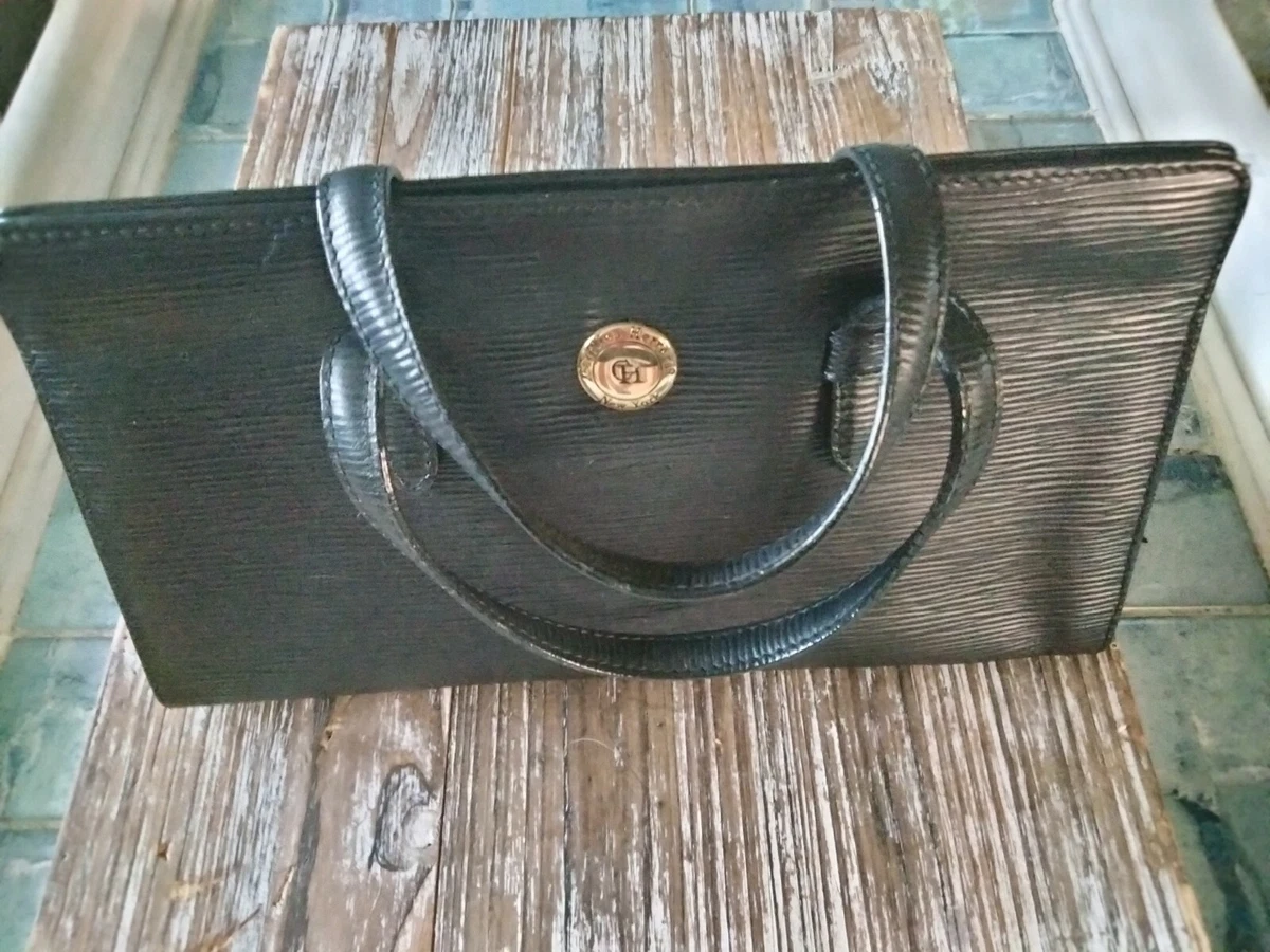 Carolina Herrera vintage black handbag, mint