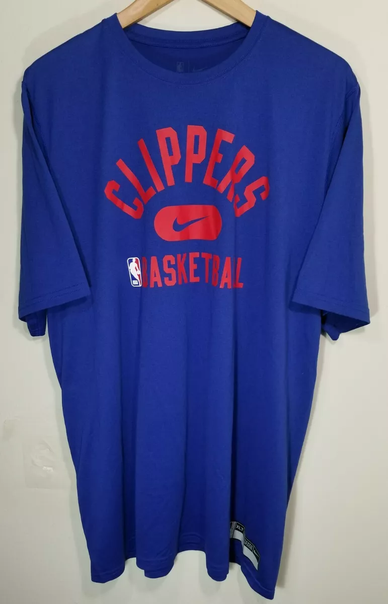 Nike Men's Los Angeles Clippers Red Practice Long Sleeve T-Shirt, Small