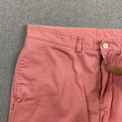 Pantalones Cortos Vineyard Vines Para Hombres 33 Club Cortos Algodón Sarga Rosa Ciudad Preppy Golf Trabajo - Imagen 10 de 18