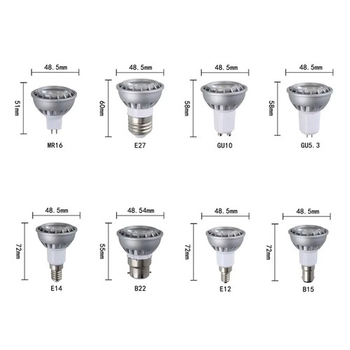 Dimmable 5W LED Spotlight Downlight Room COB Lighting Warm Halogen 24v Living - Picture 2 of 9