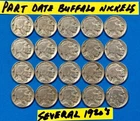 Estate Lot ~ Buffalo Nickels Lot of 20 PARTIAL DATE Buffalo Nickels VINTAGE Lot