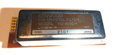 Kenwood YG-455C-1 500hz (455khz IF) CW filter Very Good TESTED