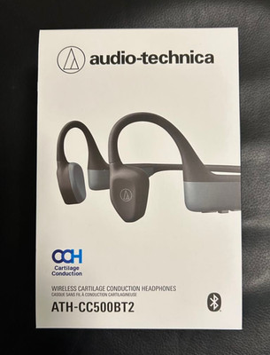 Audio-Technica ATH-CC500BT2 Wireless Headphones Cartilage Conduction Black NEW