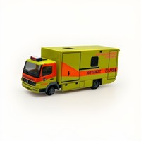 Herpa Mb Atego 10 Koffer-Lkw Bundeswehr Rettungsdienst 747011