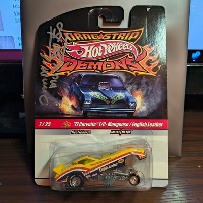 Hot Wheels Drag Strip Demons # 7 '77 Corvette Funny Car Mongoose English Leather
