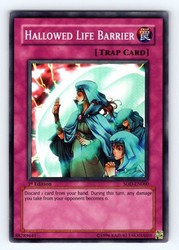 Hallowed Life Barrier SOD-EN060 1st Edition Super Rare Soul of the Duelist