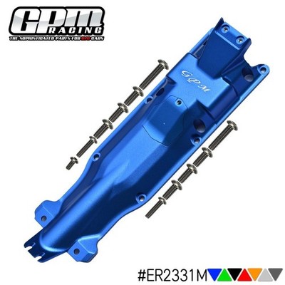 GPM Aluminum 3D Skid Plate For Middle Of Chassis For TRAXXAS 1/10 E-Revo VXL 2.0