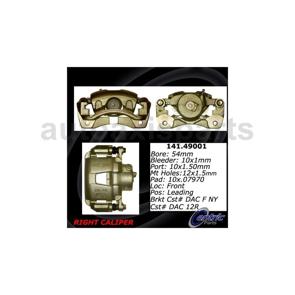 Pinza de freno de disco 2 piezas delanteras centradas para Chevrolet Aveo 2004-2018 Foto 2 de 4