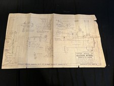 Original Steam Traction Engine plans ALLCHIN 3251 1900-20s 