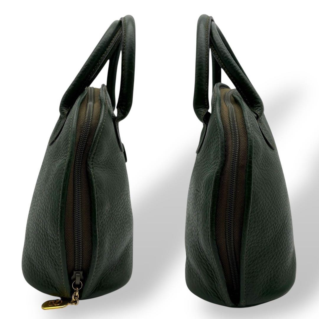 Valentino Garavani Green Leather 2Way Shoulder Bag Logo Authentic Excellent Jap thumbnail 5