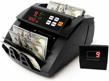 H-A16 Money Counter Machine - UV/MG/IR Detection, Value Count, 1100 Pcs/Min