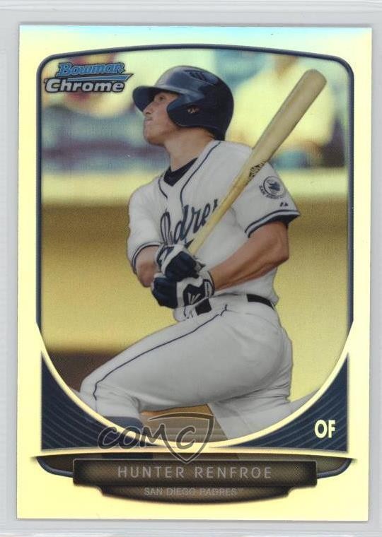 2013 Bowman Draft Draft Picks Chrome Refractor Hunter Renfroe #BDPP16 0g03