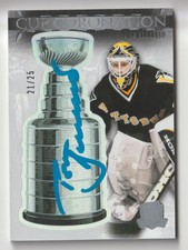 2023-24 UPPER DECK THE CUP CORONATION AUTO TOM BARRASSO 21/25 PITTSBURGH
