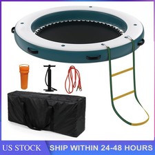 Inflatable Floating Dock Platform Non-Slip PVC Raft Multi-Person for Lake Pool