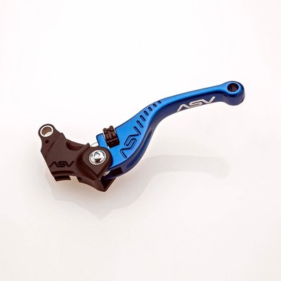 ASV F3 Clutch Lever Blue Short Honda VT1300CX Fury 2010-23 VTX1300C R S T 03-09