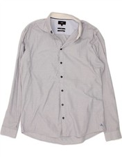 JULES Mens Regular Fit Shirt XL Blue Pinstripe Cotton AU10