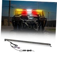 Slim LED Chase Bar Rear LED Strobe Light Bar with Turn Signal 37 Inch YRWRY