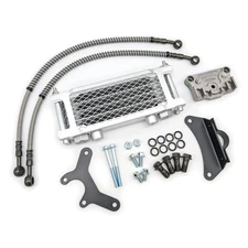 Pitbike YX140 Lifan ZS190 ZS212 Piranha Silver Oil Cooler Kit