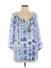 Raga Women Blue 3/4 Sleeve T-Shirt S