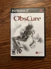 Obscure ps2 Rare TESTED WORKS plus replacement case and manual