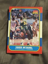 Xavier McDaniel 1986 86-87 Fleer Rookie Card #72