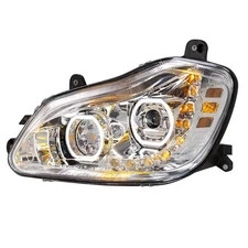 United Pacific 35741 Headlight Assembly   Led, Lh, Chrome Housing, High/Low