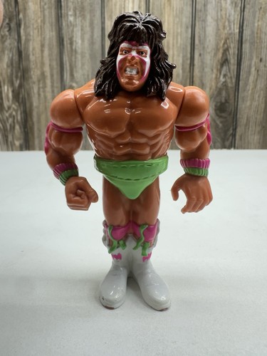1990 Hasbro WWF Ultimate Warrior Series 1 Action F...