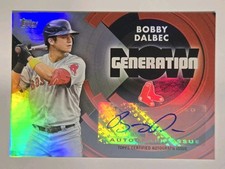 Bobby Dalbec 2022 Topps Series 2 Generation Now Autograph Red 1/10 Boston #GN-37
