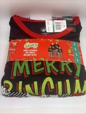 Dr. Seuss Grinch Merry Grinchmas Adult Matching Family Unisex Adult Large L