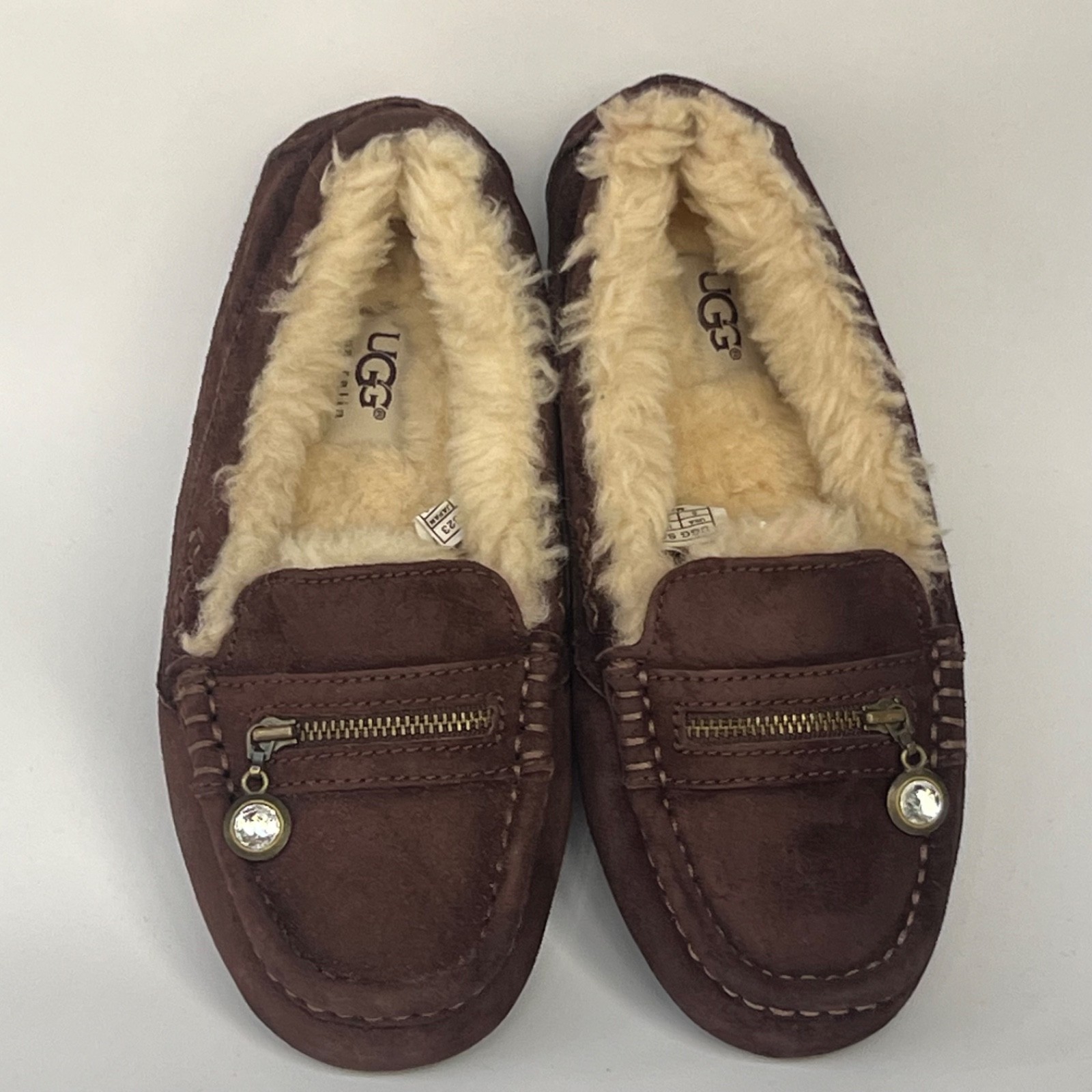 UGG Australia Ansley Charm Java Brown Moccasins S… - image 5